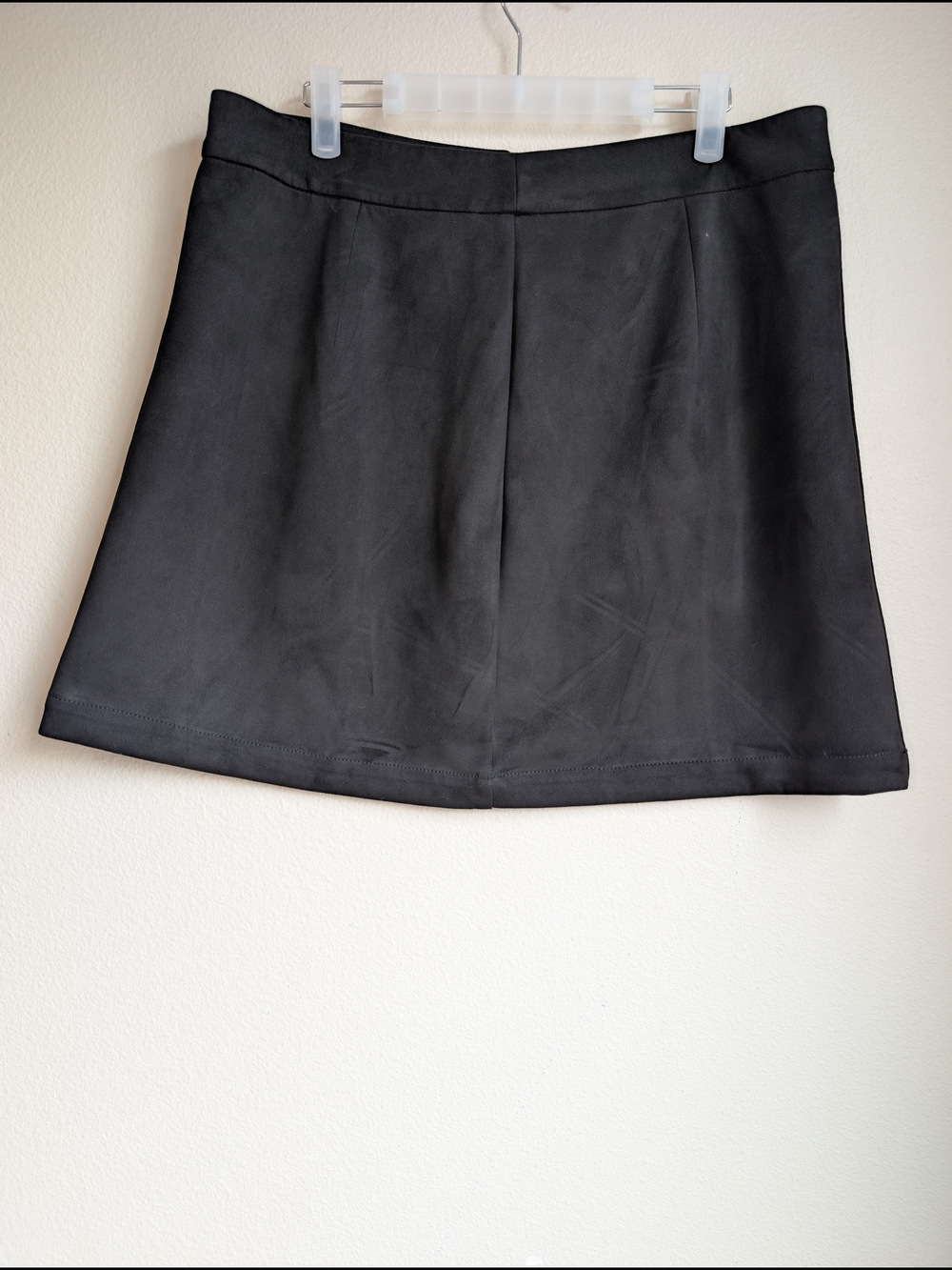 French Connection Classic Black Suede Women’s Skirt Size 12